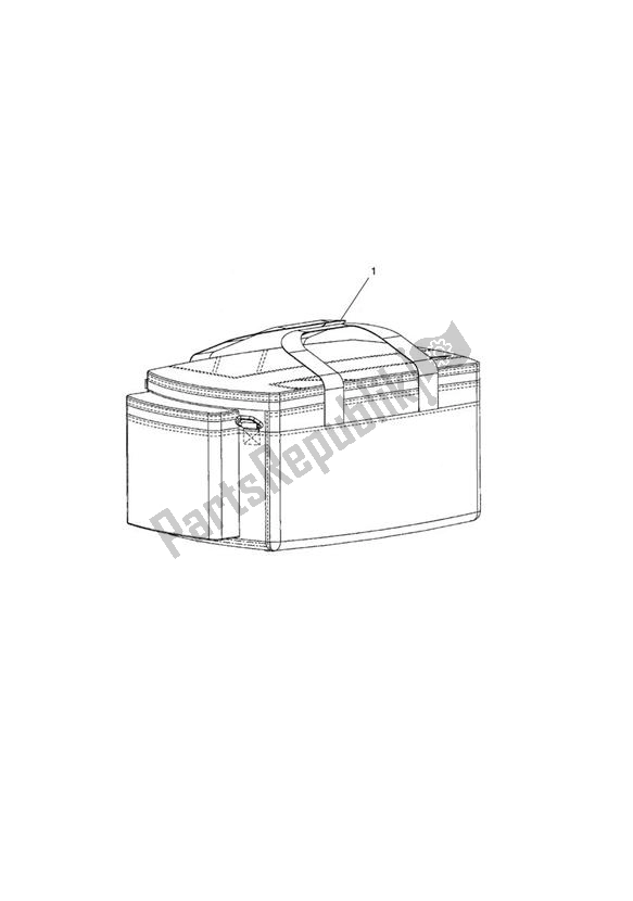 All parts for the Inner Bag, Top Box of the Triumph Sprint GT 1050 2011 - 2013