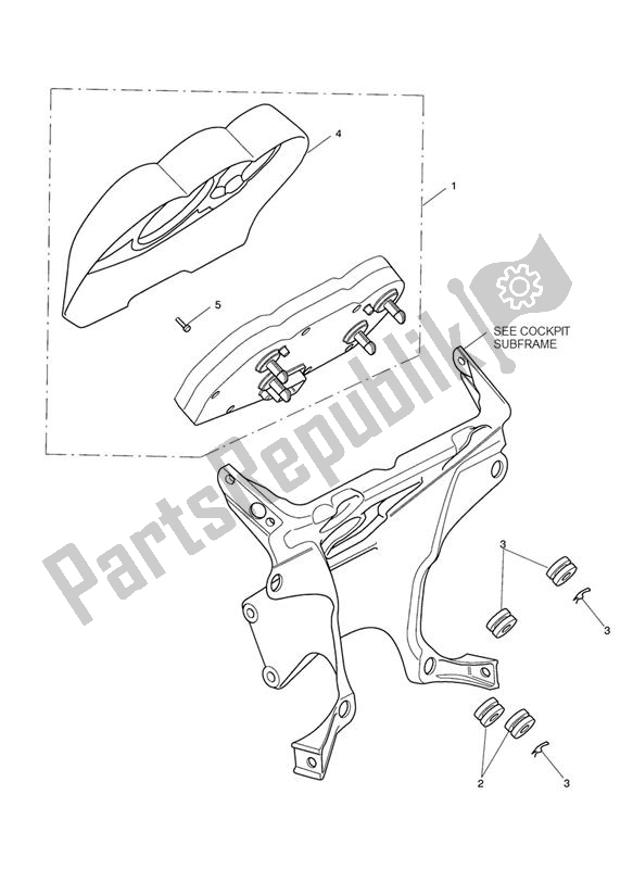 Todas las partes para Instrumentos de Triumph Sprint GT 1050 2011 - 2013
