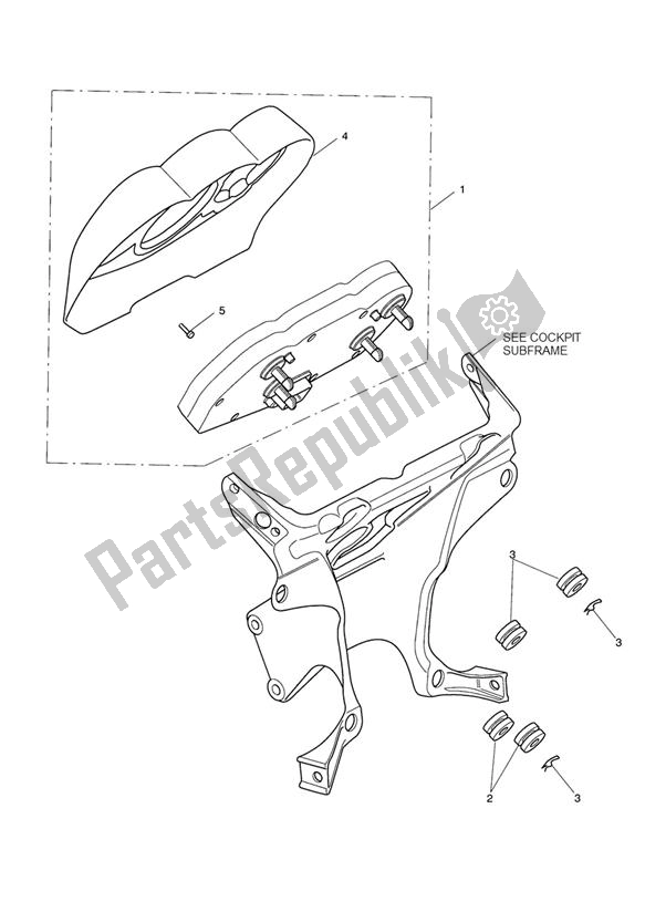 Todas las partes para Instrumentos de Triumph Sprint GT 1050 2011 - 2013