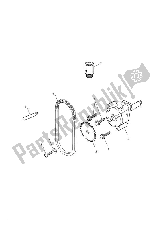 Toutes les pièces pour le Pompe à Huile Et Entraînement du Triumph Sprint GT 1050 2011 - 2013