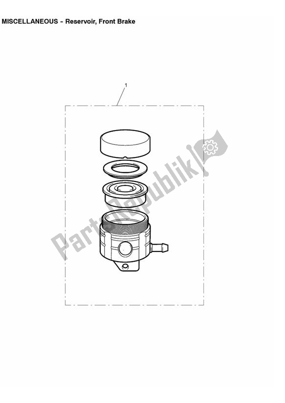 Todas las partes para Reservoir, Front Brake de Triumph Sprint GT 1050 2011 - 2013