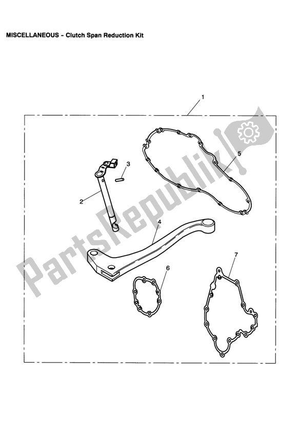 Todas las partes para Clutch Span Reduction Kit de Triumph Sprint RS VIN: 139277 > 955 2002 - 2004