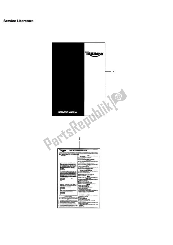 Tutte le parti per il Documentazione Di Servizio del Triumph Sprint RS VIN: 139277 > 955 2002 - 2004