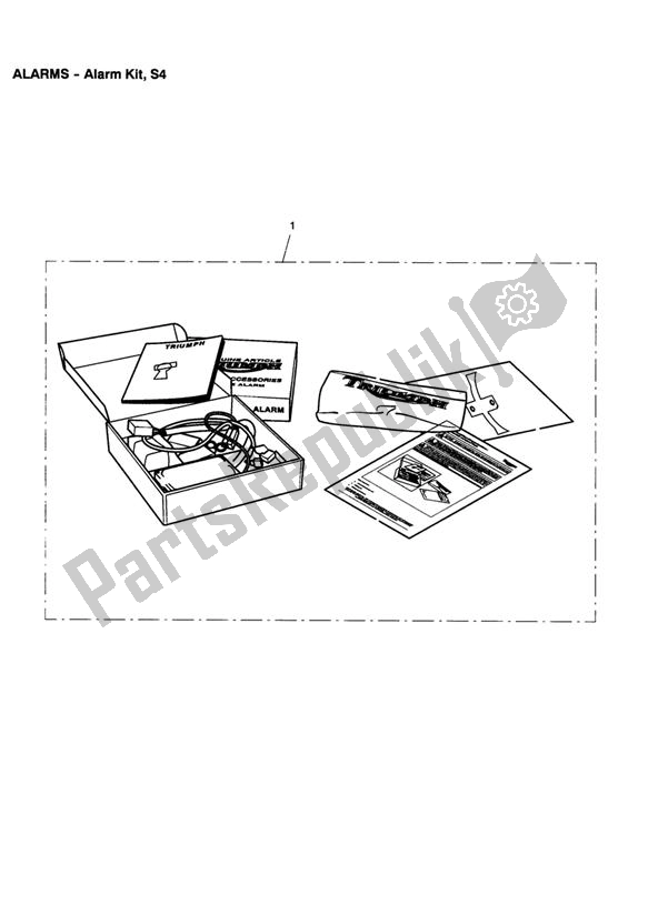 Wszystkie części do Zestaw Alarmowy S4 Triumph Sprint ST VIN: 139277-208166 955 2002 - 2004