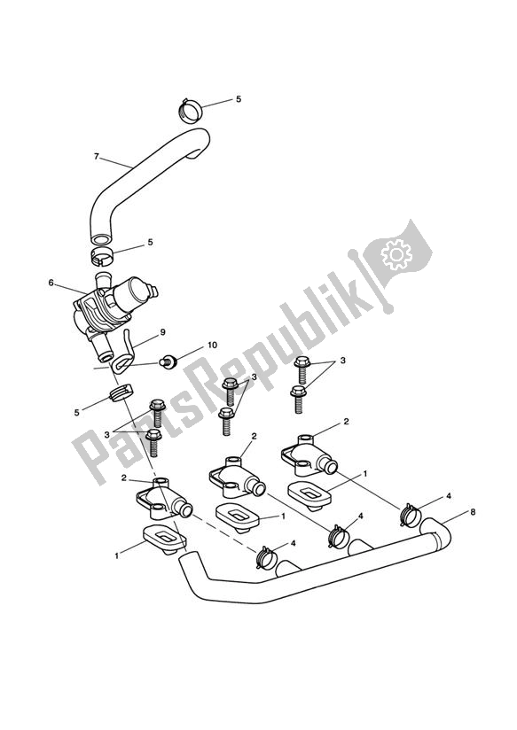 All parts for the Emissions Control - Ar,ca,cy,de,es,fr,gr,it,jp,nl,pt,se,uk & Us - All Vins; Hk O of the Triumph Sprint ST VIN: 208167 > 1050 2005 - 2010