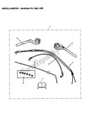 Handlebar Kit, High, Abs