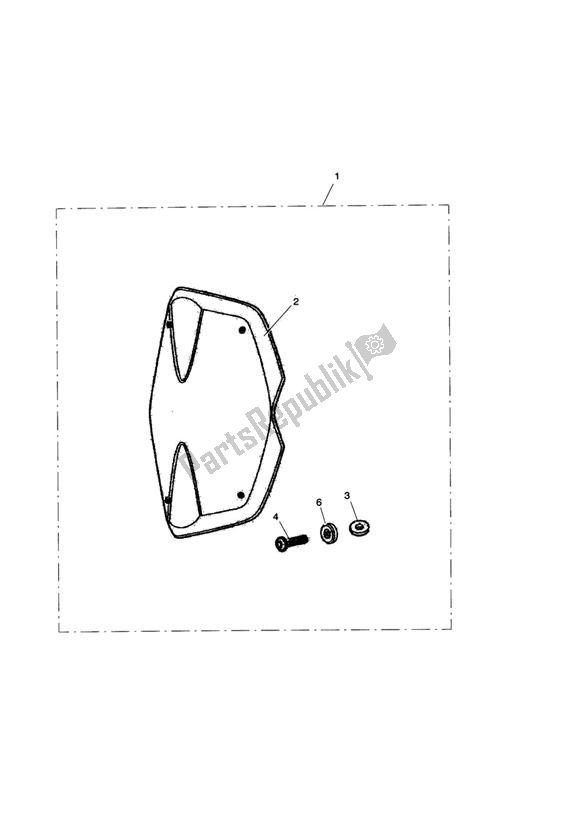 Todas las partes para Infill Panel, Pannier de Triumph Sprint ST VIN: 208167 > 1050 2005 - 2010