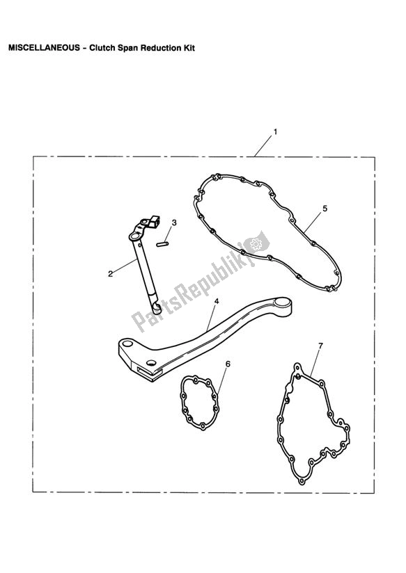 Todas las partes para Clutch Span Reduction Kit de Triumph Sprint ST VIN: > 139276 955 1999 - 2001