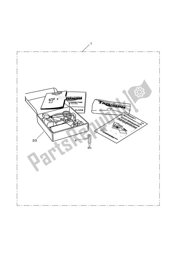 Tutte le parti per il Alarm Kit, S4, Sra Approved del Triumph Street Triple 675 2010 - 2012