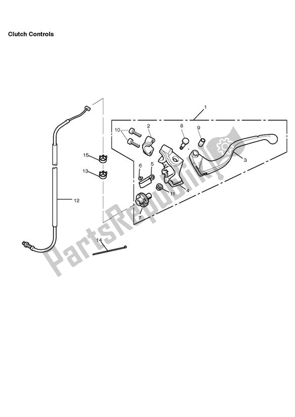 Tutte le parti per il Comandi Della Frizione del Triumph Street Triple 675 2010 - 2012