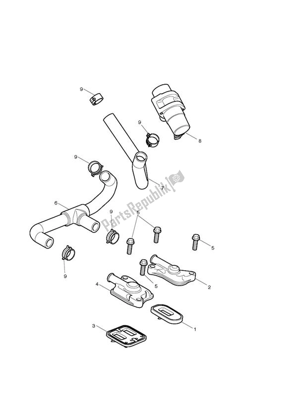 Toutes les pièces pour le Contrôle Des émissions du Triumph Street Triple 675 2010 - 2012