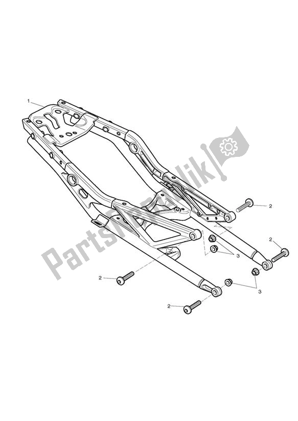 Tutte le parti per il Sottotelaio Posteriore E Accessori del Triumph Street Triple 675 2010 - 2012