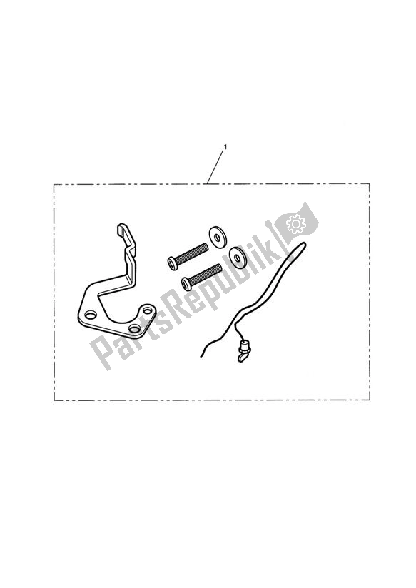 Todas as partes de Restrictor Kit, 34ps, Anti-tamper do Triumph Street Triple 675 2010 - 2012