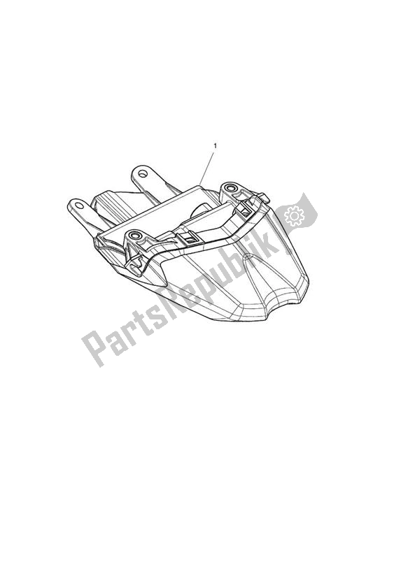 Tutte le parti per il Rear Light Assy, Led del Triumph Street Triple VIN 560477 > 675 2013 - 2016