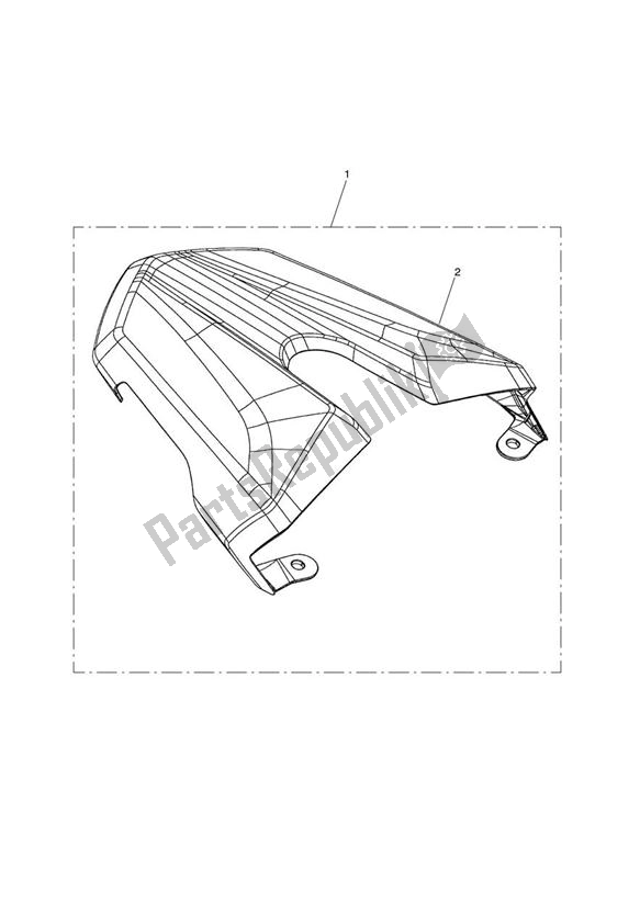 Todas las partes para Seat Cowl Kit de Triumph Street Triple VIN 560477 > 675 2013 - 2016