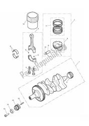 vilebrequin, bielles, pistons et chemises