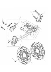 étrier et disques de frein avant