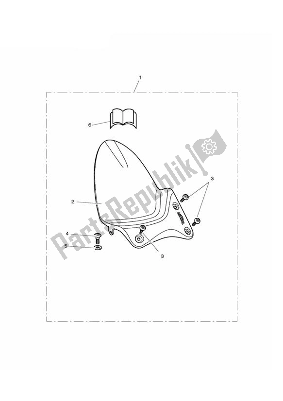 Wszystkie części do Zestaw Przytulania Triumph Street Triple R 675 2010 - 2012