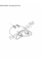 Rear Light Assy Kit, Clear