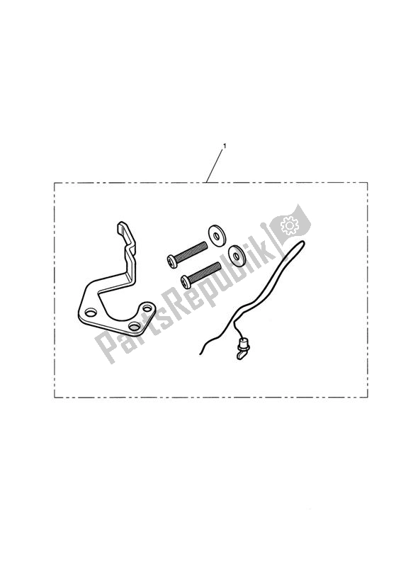 Wszystkie części do Restrictor Kit, 34 Ps, Anti-tamper Triumph Street Triple R 675 2010 - 2012