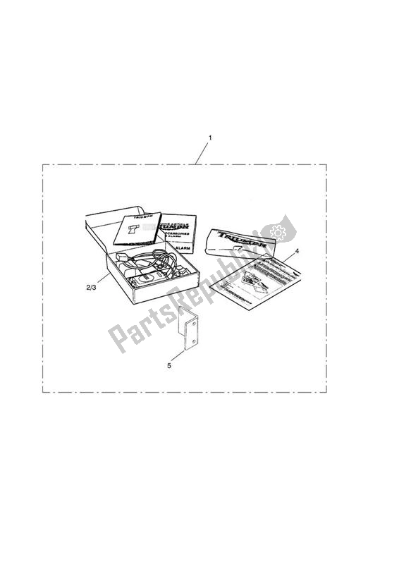 Toutes les pièces pour le Alarm Kit, S4 du Triumph Street Triple R VIN: 560477-806645 675 2013 - 2016