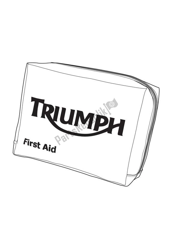 Alle onderdelen voor de First Aid Kit, Din 13167 van de Triumph Street Triple R VIN: 560477-806645 675 2013 - 2016