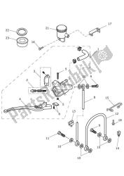 front brake master cylinder & hoses