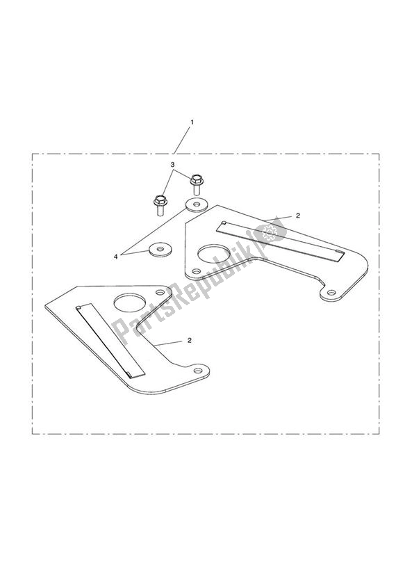 Wszystkie części do Harness, Tailpack, Twinseat Triumph Street Triple R VIN: 560477-806645 675 2013 - 2016