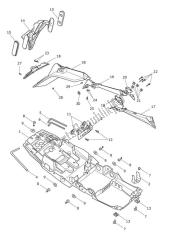 Rear Mudguard & No Plate Brkt