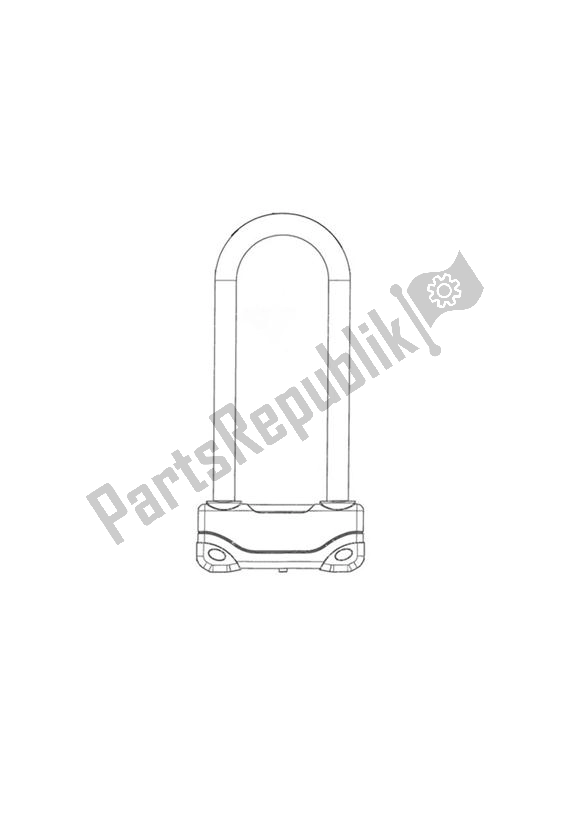 Wszystkie części do U-lock 270 Triumph Street Triple R VIN: 560477-806645 675 2013 - 2016