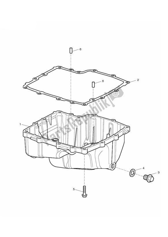 All parts for the Sump & Fittings of the Triumph Street Triple R VIN: > 560476 675 2008 - 2012