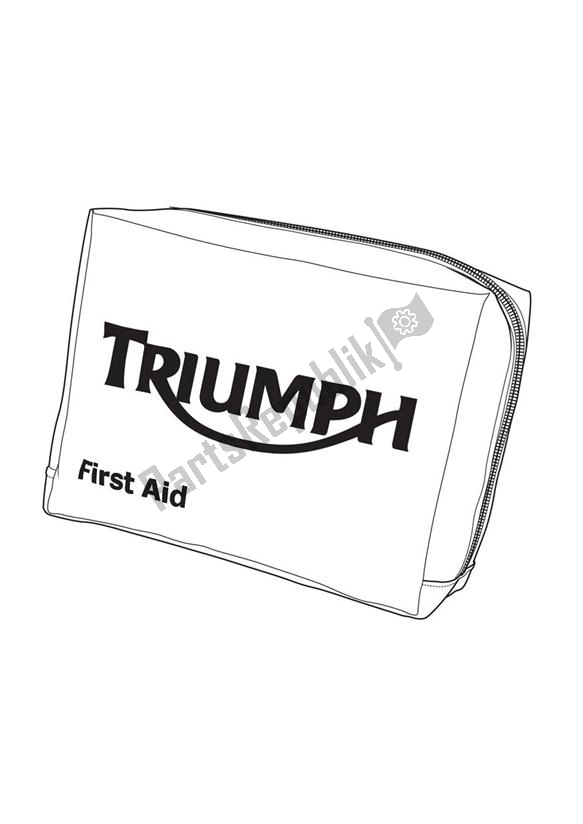 Tutte le parti per il First Aid Kit, Din 13167 del Triumph Street Triple VIN: < 560476 675 2009 - 2012