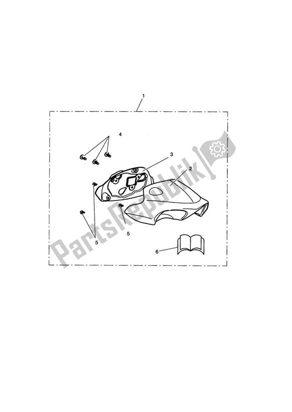 Wszystkie części do Flyscreen Kit > 416732 Triumph Street Triple VIN: < 560476 675 2009 - 2012