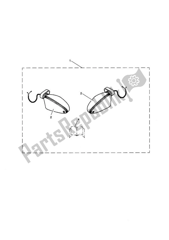 All parts for the Indicator Kit of the Triumph Street Triple VIN: < 560476 675 2009 - 2012