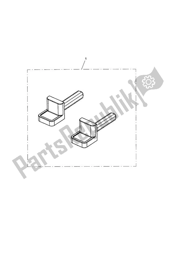 Tutte le parti per il Swing Arm Bracket Kit del Triumph Street Triple VIN: < 560476 675 2009 - 2012