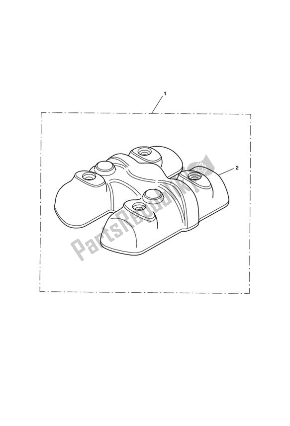 Todas las partes para Cam Cover Kit, Silver de Triumph Thruxton 900 2005 - 2007