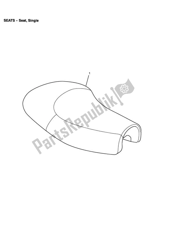 Tutte le parti per il Posto Unico del Triumph Thruxton 900 2005 - 2007