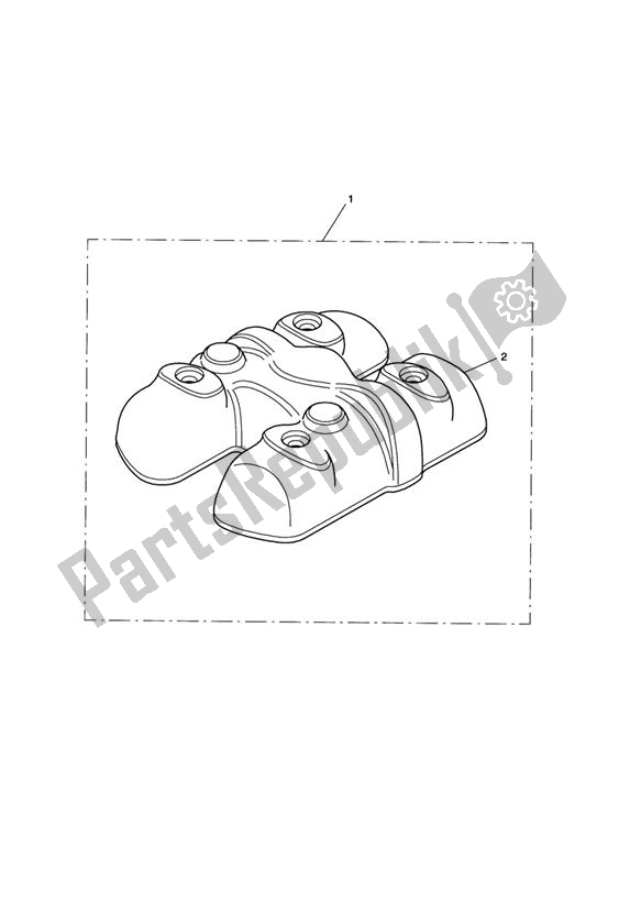 All parts for the Cam Cover Kit, Coloured of the Triumph Thruxton 900 Carburettor 2005 - 2007