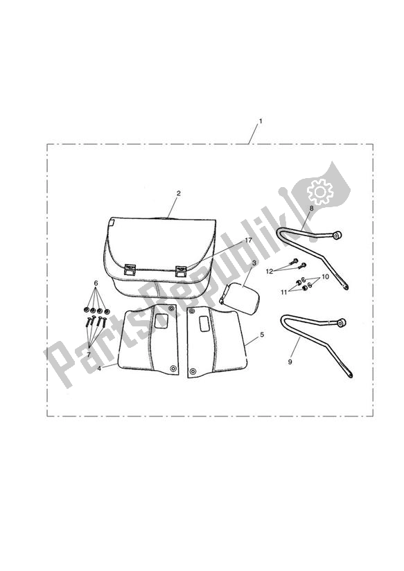 Todas las partes para City Bag Kit, Pair de Triumph Thruxton 900 Carburettor 2005 - 2007