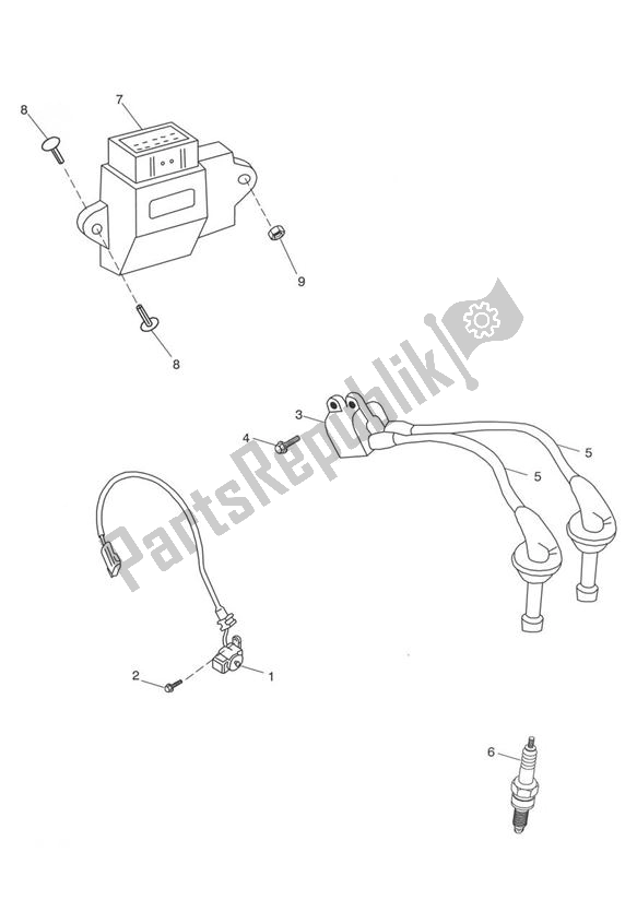 Todas las partes para Sistema De Encendido de Triumph Thruxton 900 Carburettor 2005 - 2007