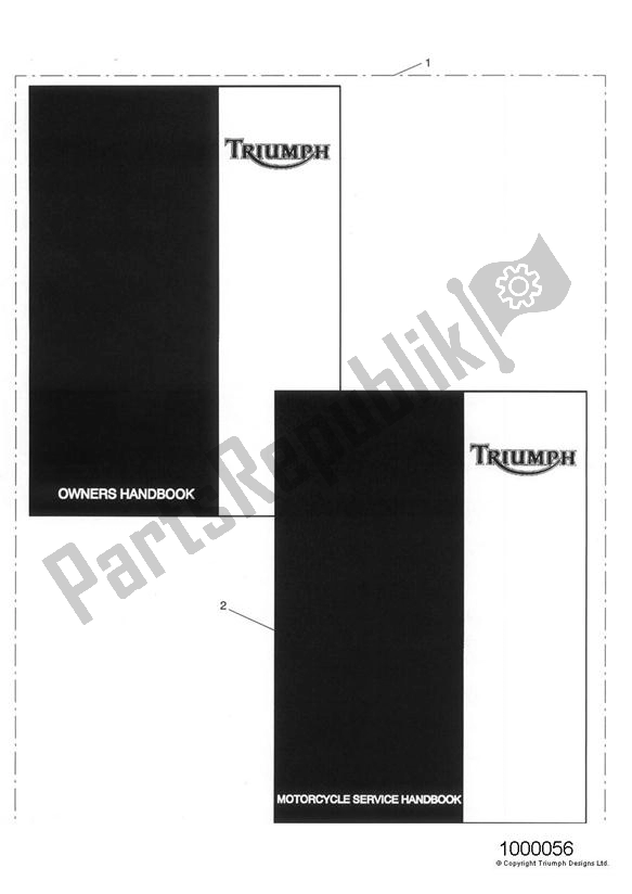 Tutte le parti per il Owners Handbook del Triumph Thruxton 900 Carburettor 2005 - 2007