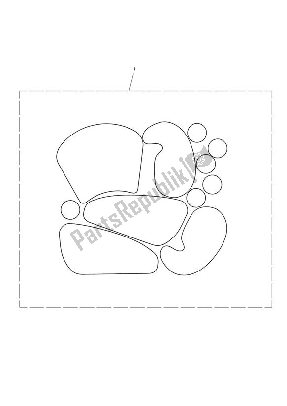 All parts for the Paint Protection Kit, Type 13, Gloss of the Triumph Thruxton 900 Carburettor 2005 - 2007