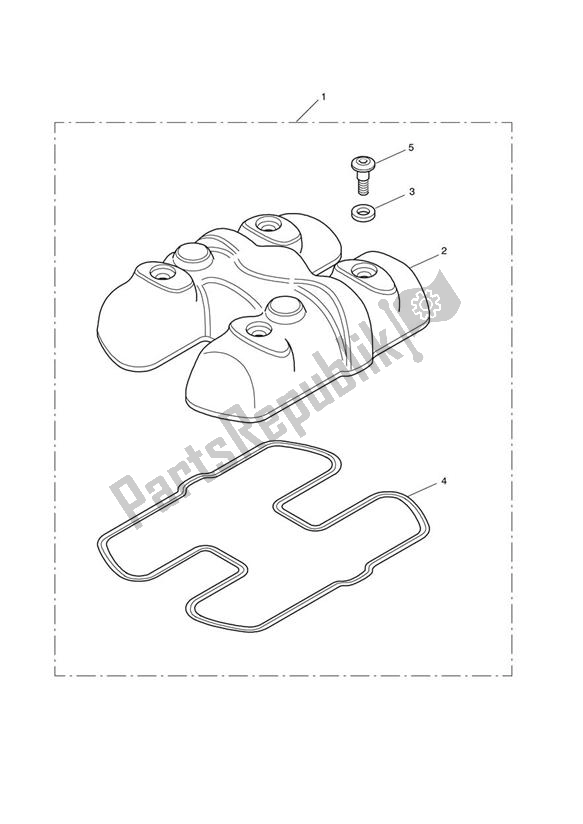 Toutes les pièces pour le Chrome Cam Cover du Triumph Thruxton 900 EFI 2008 - 2010