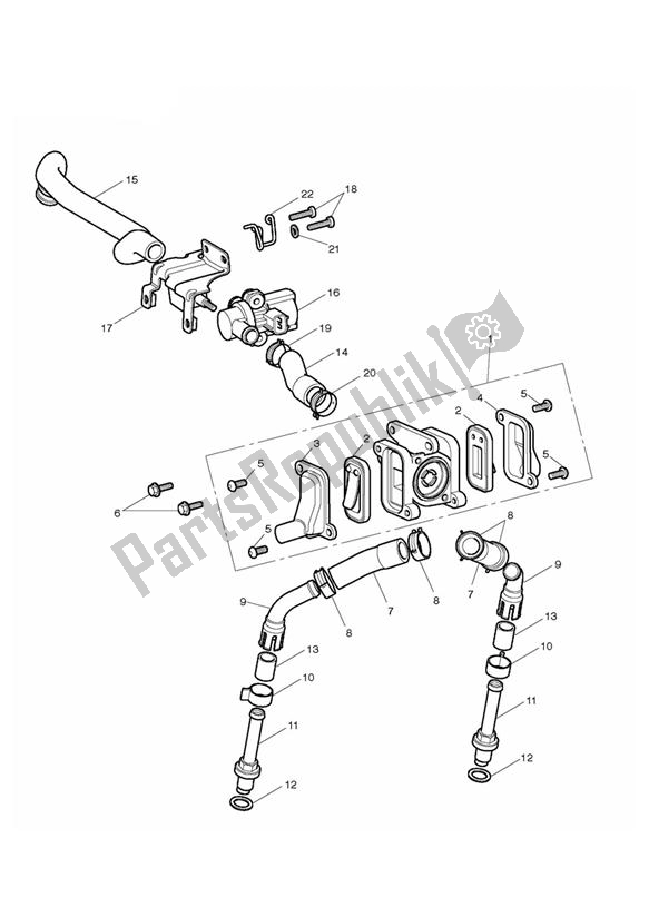 Toutes les pièces pour le Contrôle Des émissions du Triumph Thruxton 900 EFI 2008 - 2010