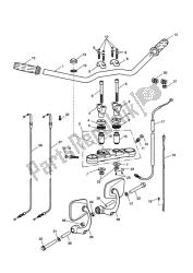 Handlebars, Top Yoke, Cables & Mirrors