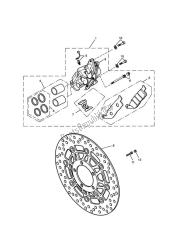 front brake caliper & discs