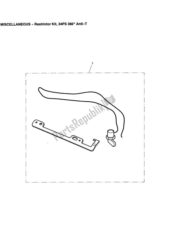 Todas las partes para Restrictor Kit, 34ps 360* Anti-t de Triumph Thruxton 900 EFI 2008 - 2010