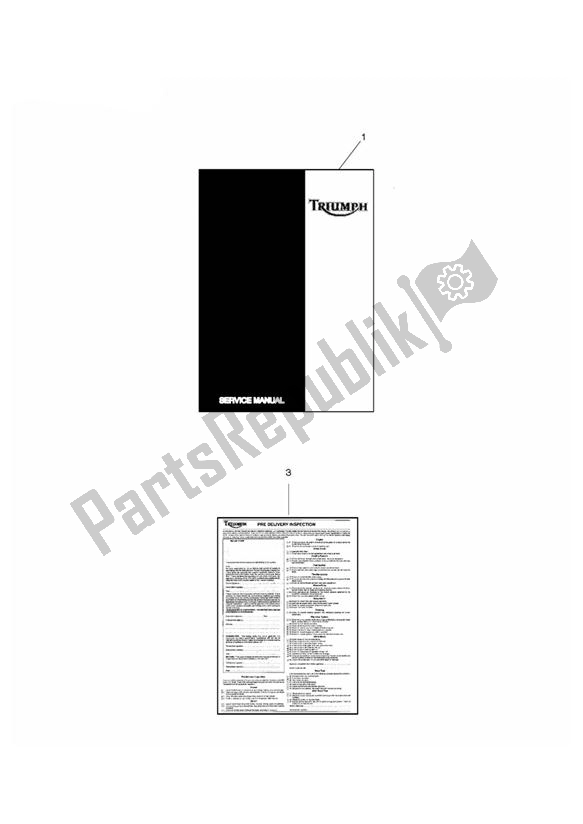 Todas las partes para Servicio De Literatura de Triumph Thruxton 900 EFI 2008 - 2010