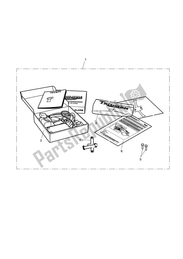 Todas las partes para Alarm Kit, S4 de Triumph Thunderbird 1700 2010 - 2014