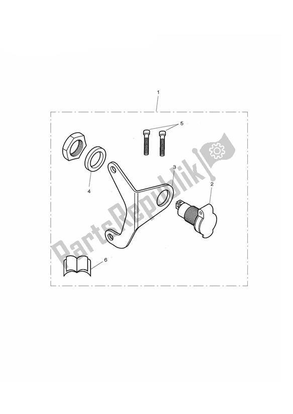 Toutes les pièces pour le Auxiliary Power Socket Kit du Triumph Thunderbird 1700 2010 - 2014